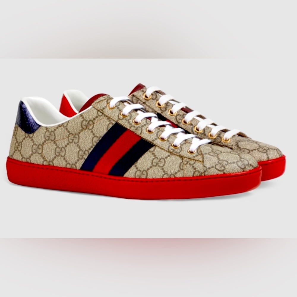 Gently used Men's Ace GG Supreme Sneakers box and with dust bags